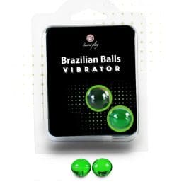 SECRETPLAY - 2 SHOCK BRAZILIAN BALLS SET